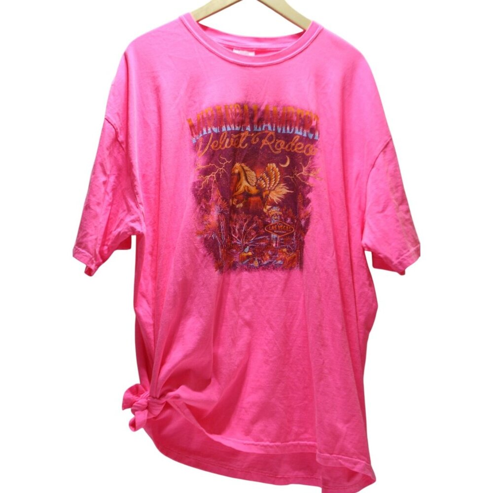 Junk‎ Gypsy x Miranda Lambert Velvet Rodeo Womens 3XL Pink Tshirt Indie Country